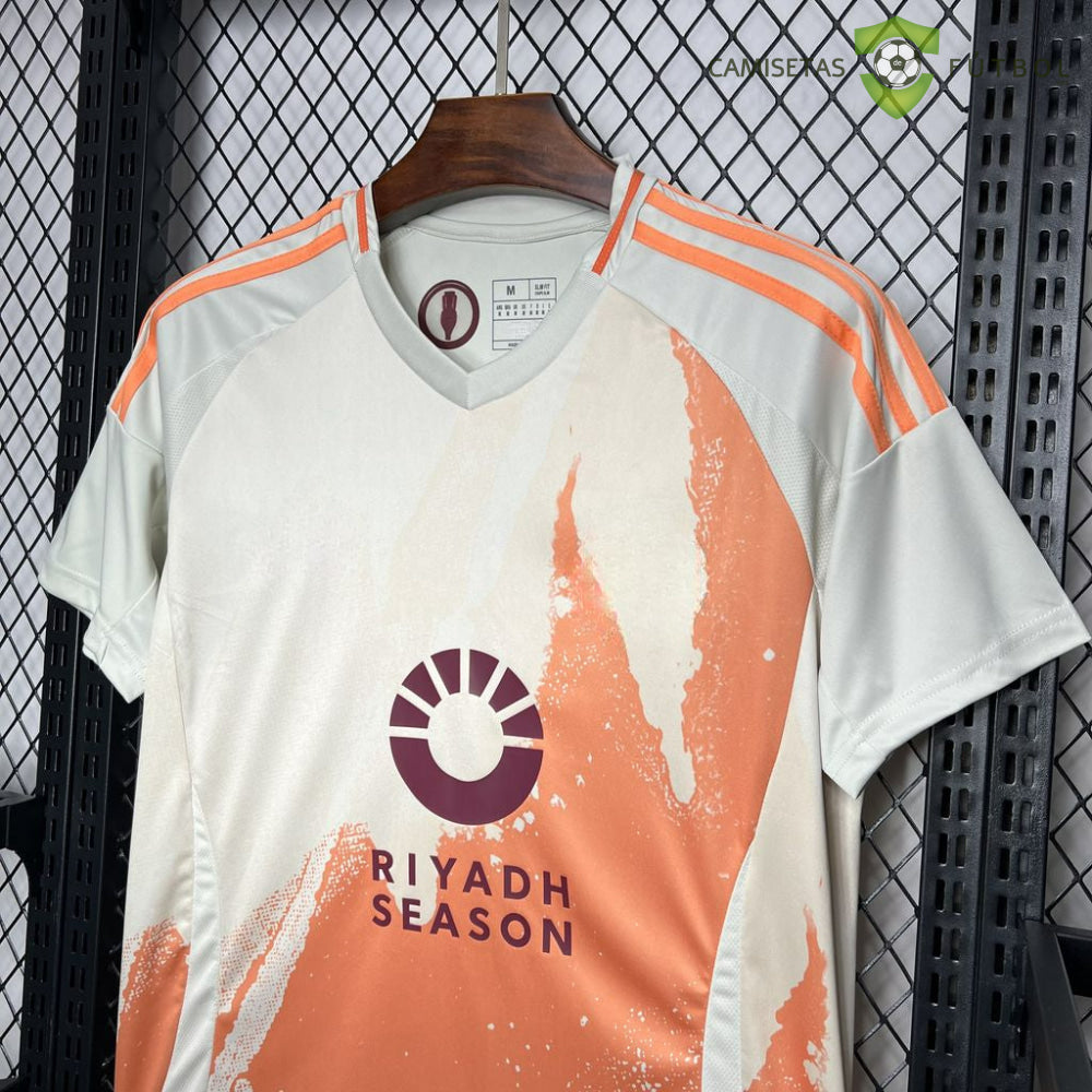 Camiseta Roma 24-25 Visitante De Futbol