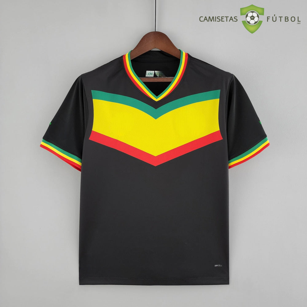 Camiseta Senegal 22-23 Alternativa Negro Personalizado