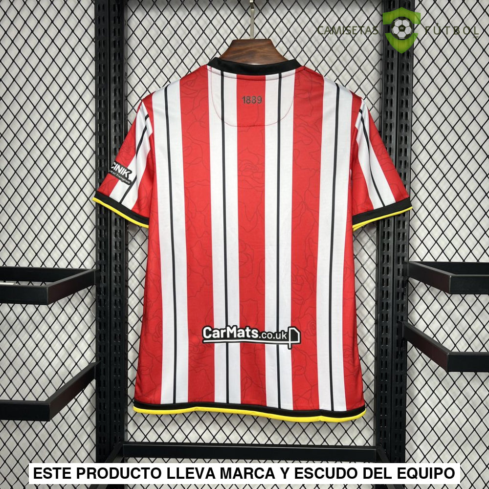 Camiseta Sheffield United 24-25 Local De Futbol