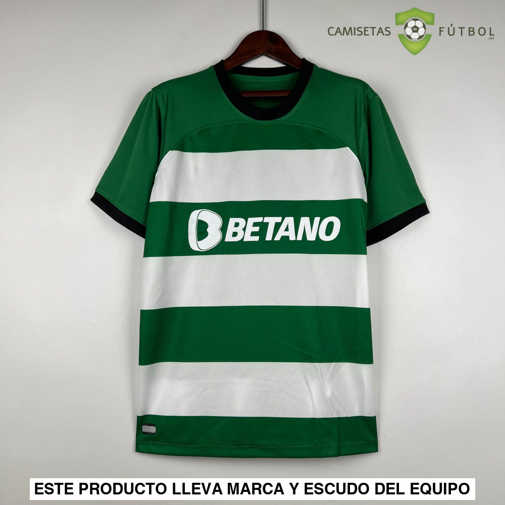 Camiseta Sporting Portugal 23-24 Local Personalizado