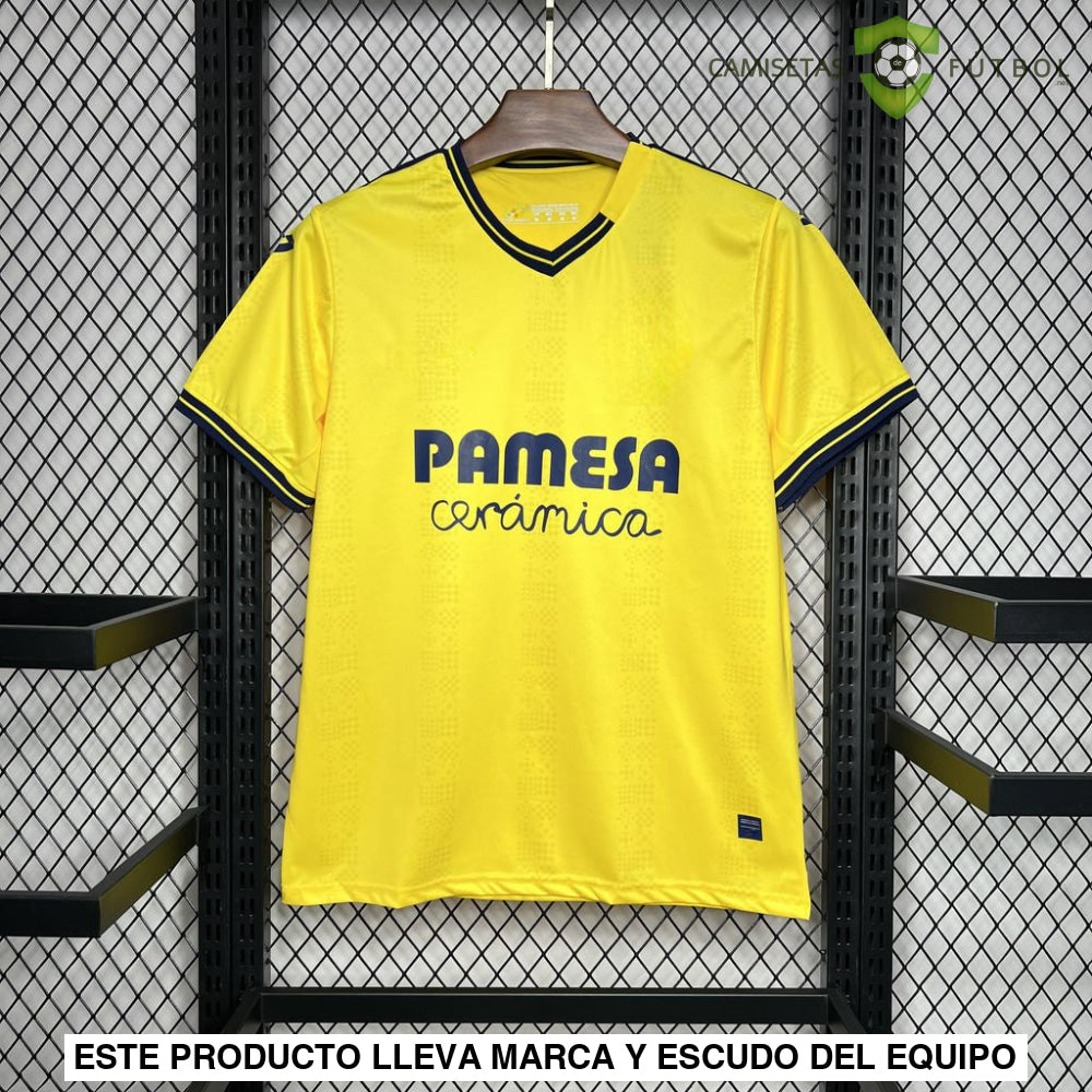 Camiseta Villarreal 24-25 Home De Futbol