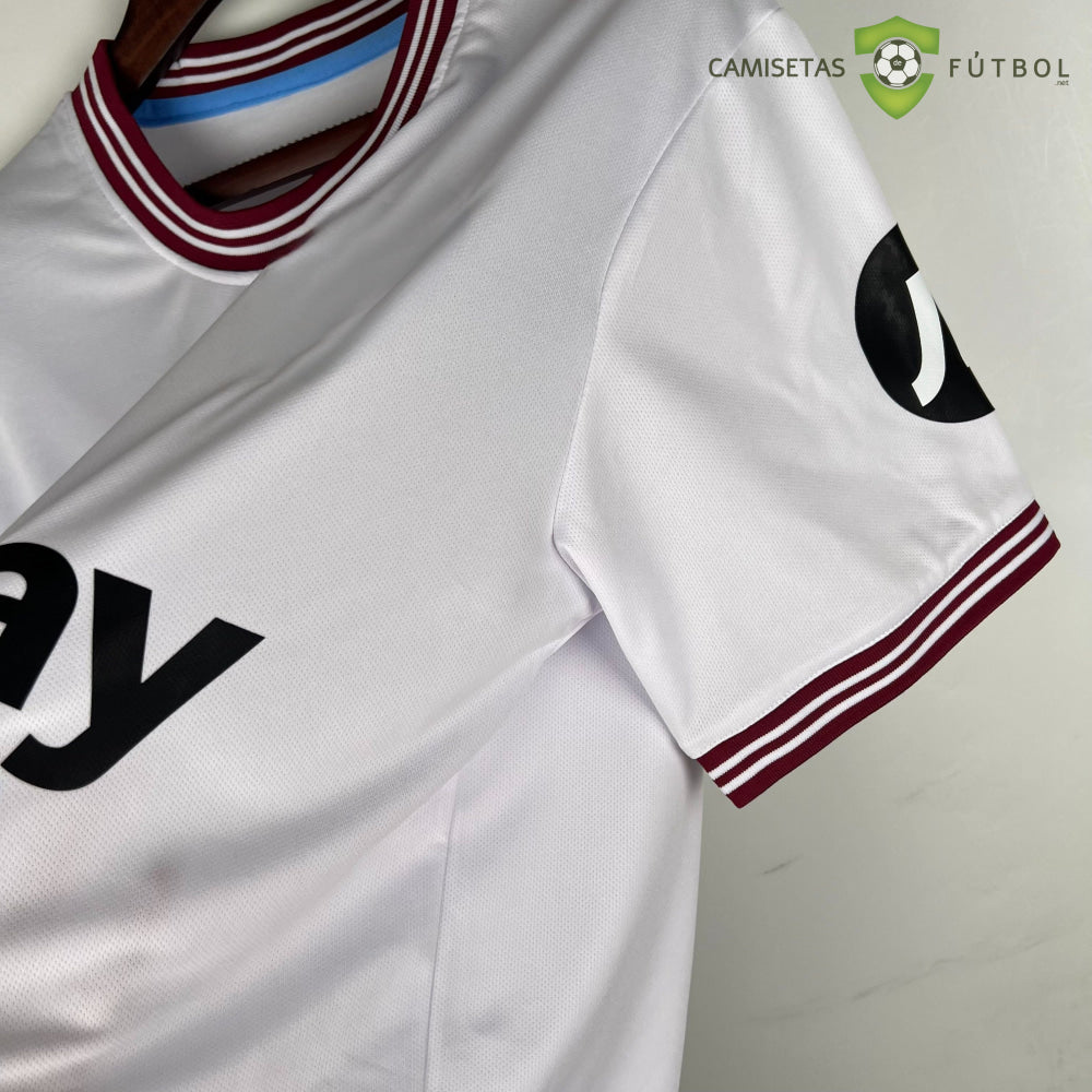 Camiseta West Ham 23-24 Visitante Personalizado