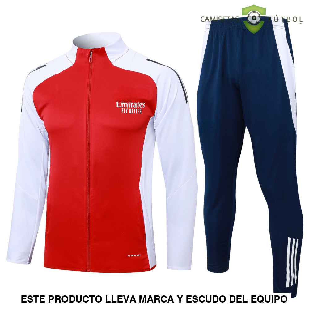 Chandal Arsenal 24-25 Cremallera Completa Modelo 1 Ropa Deportiva