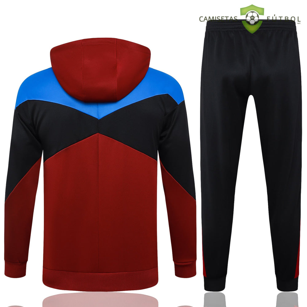 Chandal Barcelona 24-25 Cremallera Completa Con Capucha Modelo 1 Ropa Deportiva