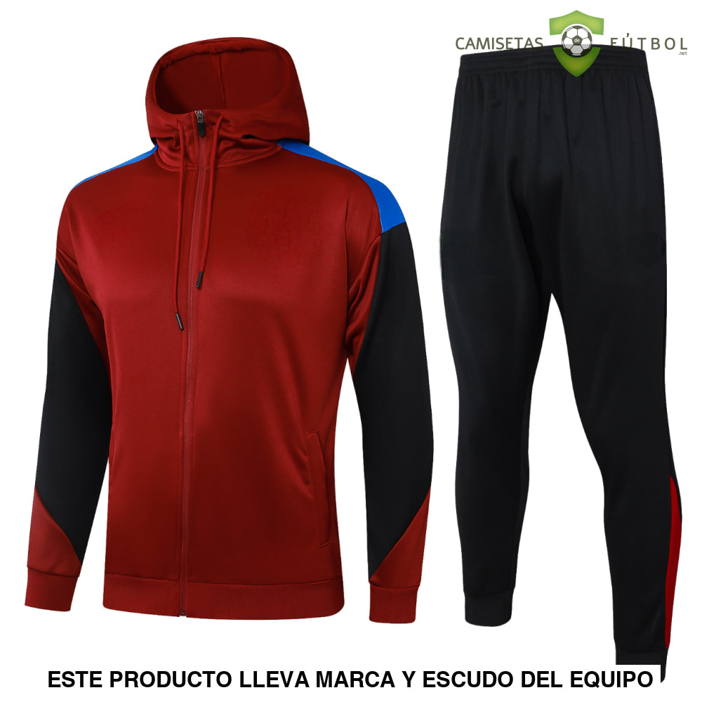 Chandal Barcelona 24-25 Cremallera Completa Con Capucha Modelo 1 Ropa Deportiva