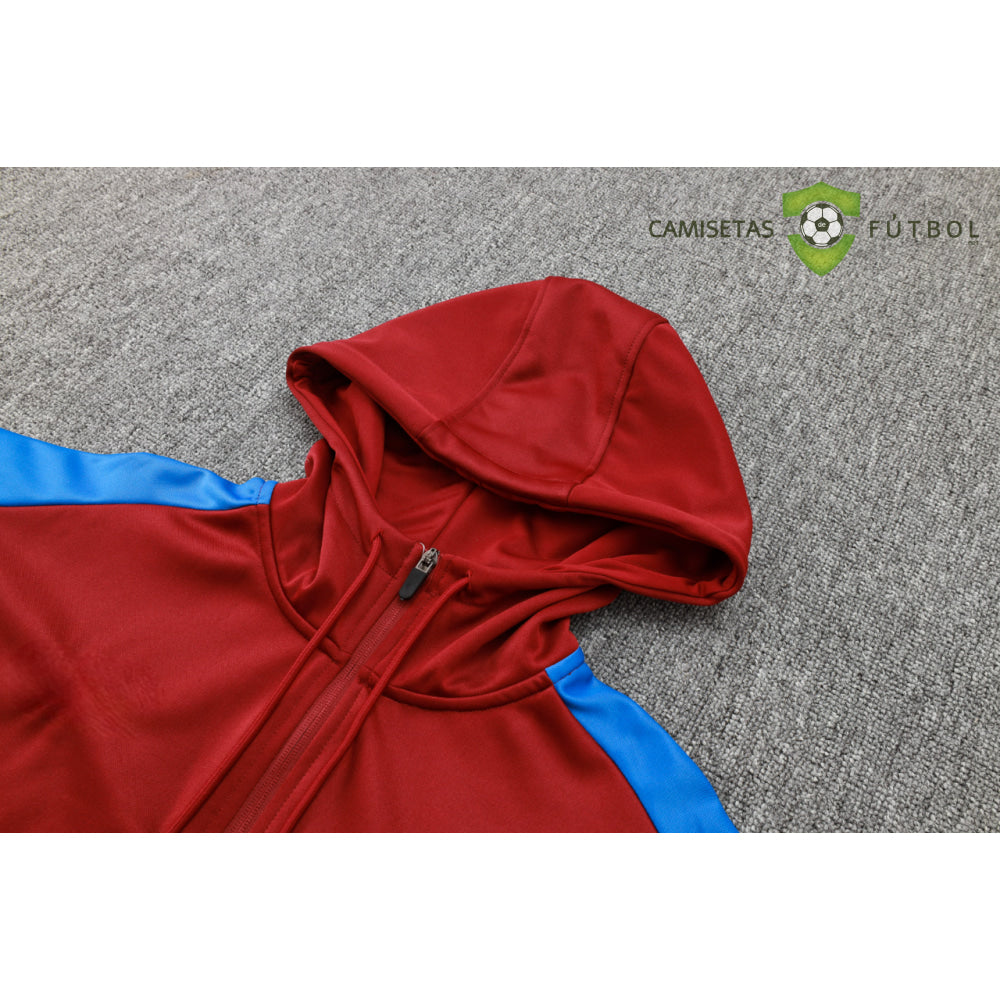 Chandal Barcelona 24-25 Cremallera Completa Con Capucha Modelo 1 Ropa Deportiva