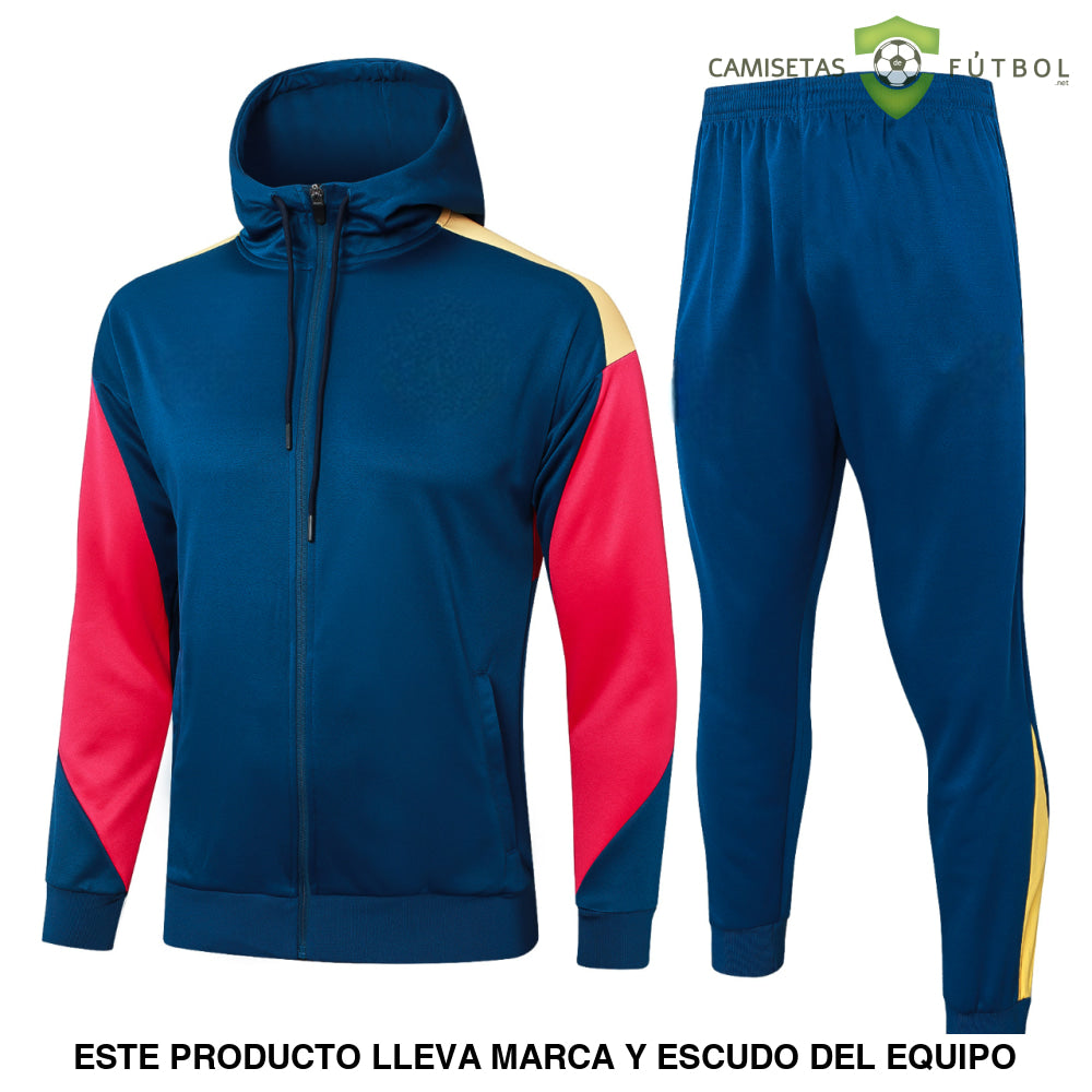 Chandal Barcelona 24-25 Cremallera Completa Con Capucha Modelo 2 Ropa Deportiva