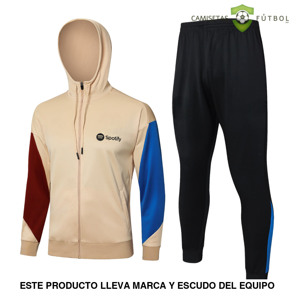 Chandal Barcelona 24-25 Cremallera Completa Con Capucha Modelo 4 Ropa Deportiva