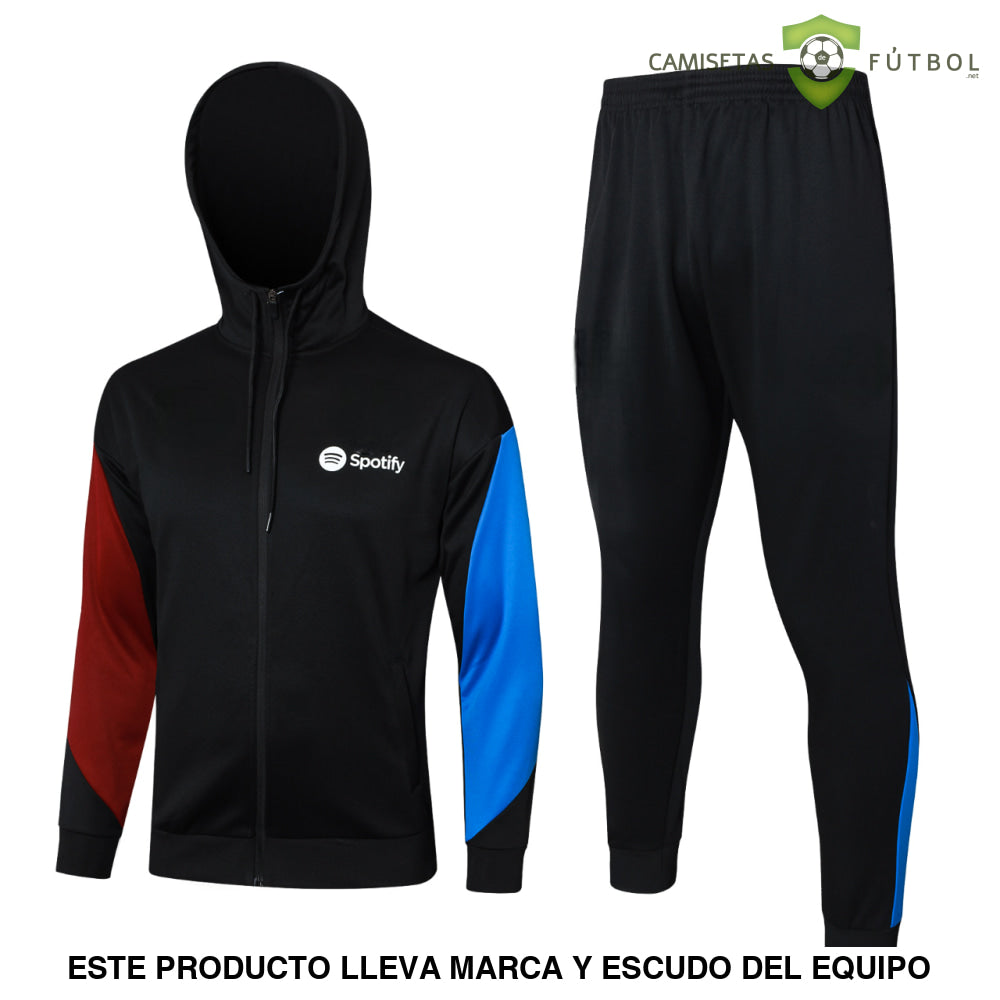 Chandal Barcelona 24-25 Cremallera Completa Con Capucha Modelo 5 Ropa Deportiva