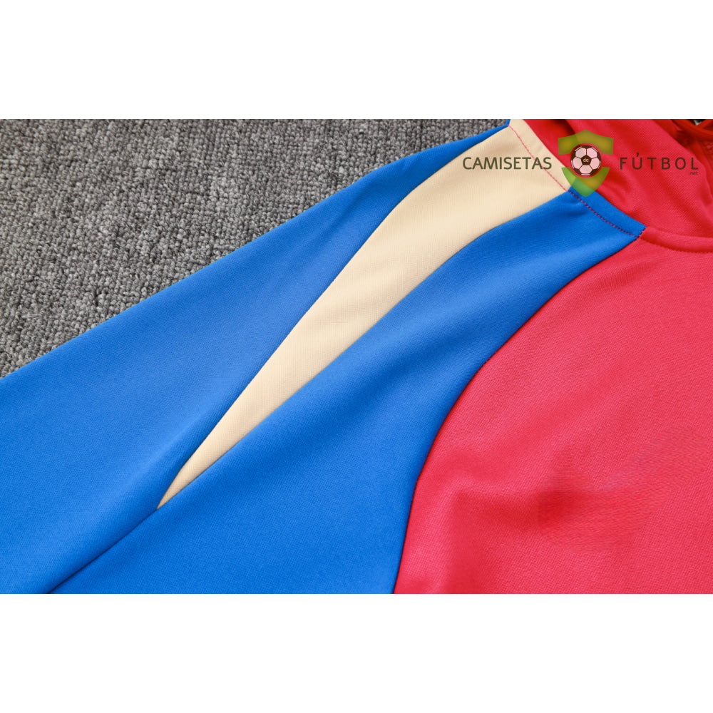 Chandal Barcelona 24-25 Media Cremallera Con Capucha Modelo 6 Ropa Deportiva