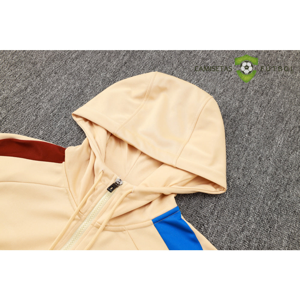 Chandal Barcelona 24-25 Media Cremallera Con Capucha Modelo 7 Ropa Deportiva