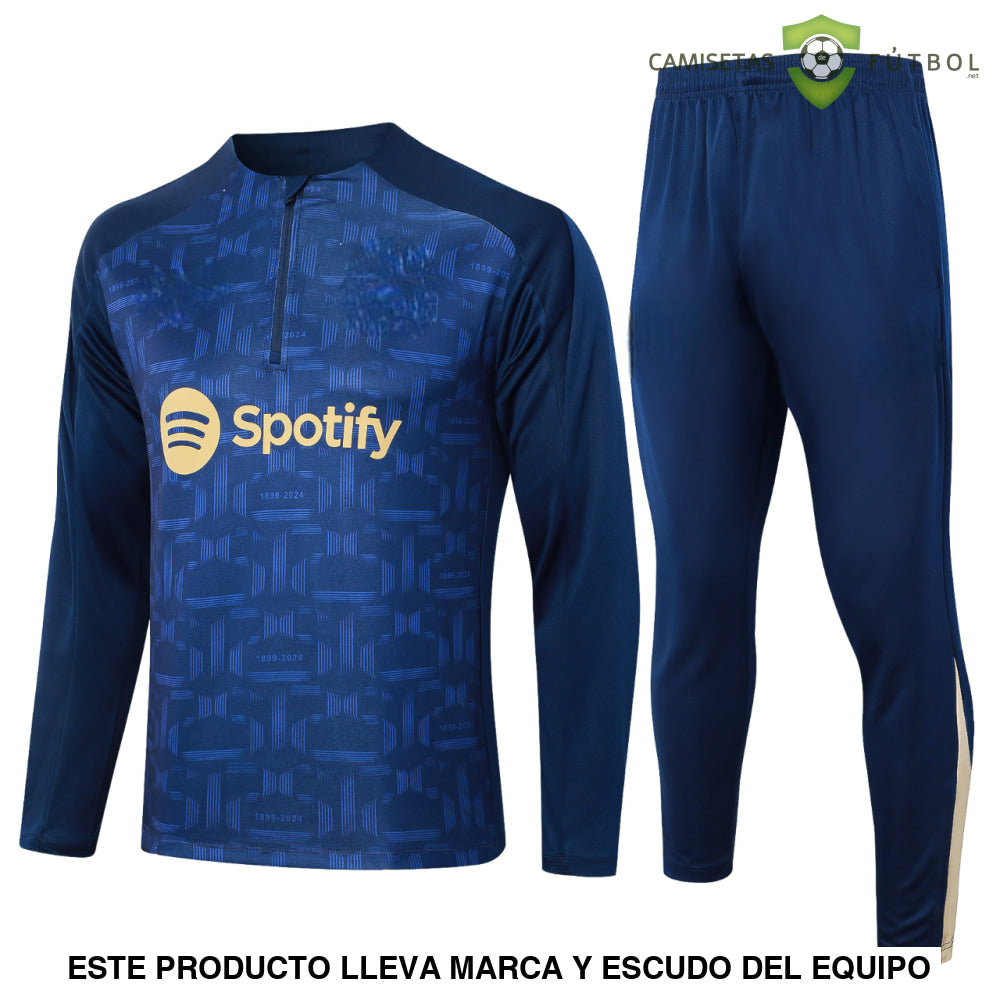 Chandal Barcelona 24-25 Media Cremallera Modelo 11 Ropa Deportiva