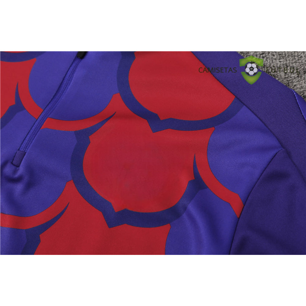 Chandal Barcelona 24-25 Media Cremallera Modelo 3 Ropa Deportiva