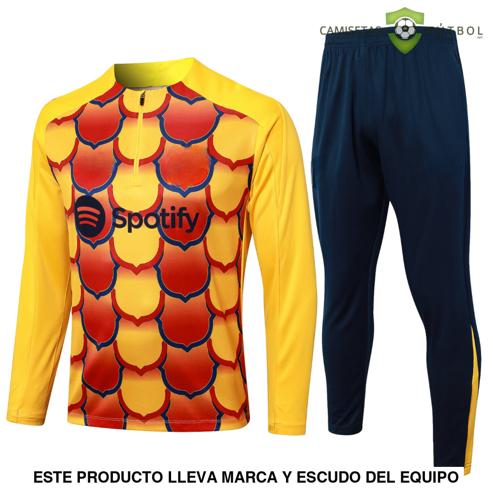 Chandal Barcelona 24-25 Media Cremallera Modelo 9 Ropa Deportiva