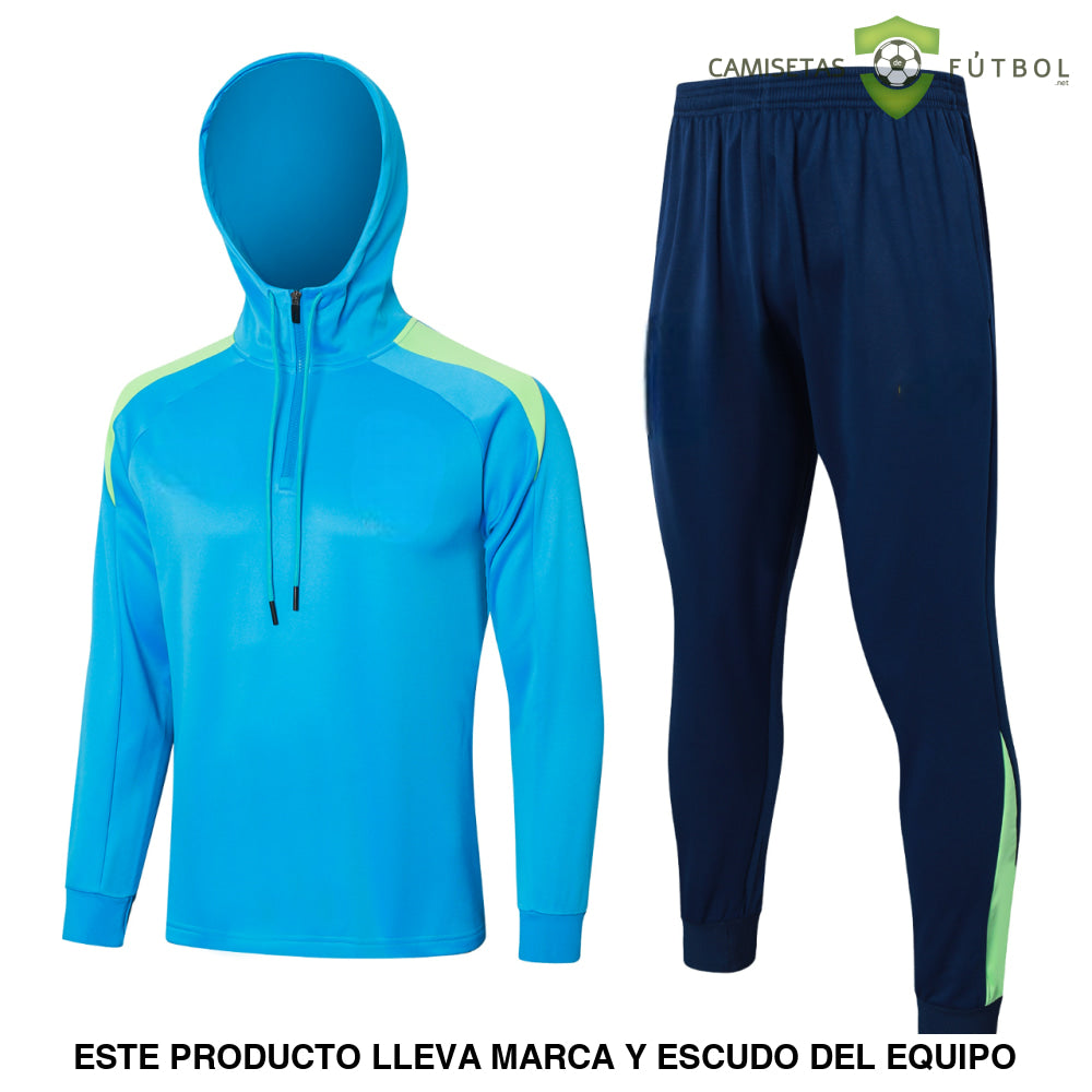 Chandal Brasil 24-25 Media Cremallera Con Capucha Modelo 1 Ropa Deportiva