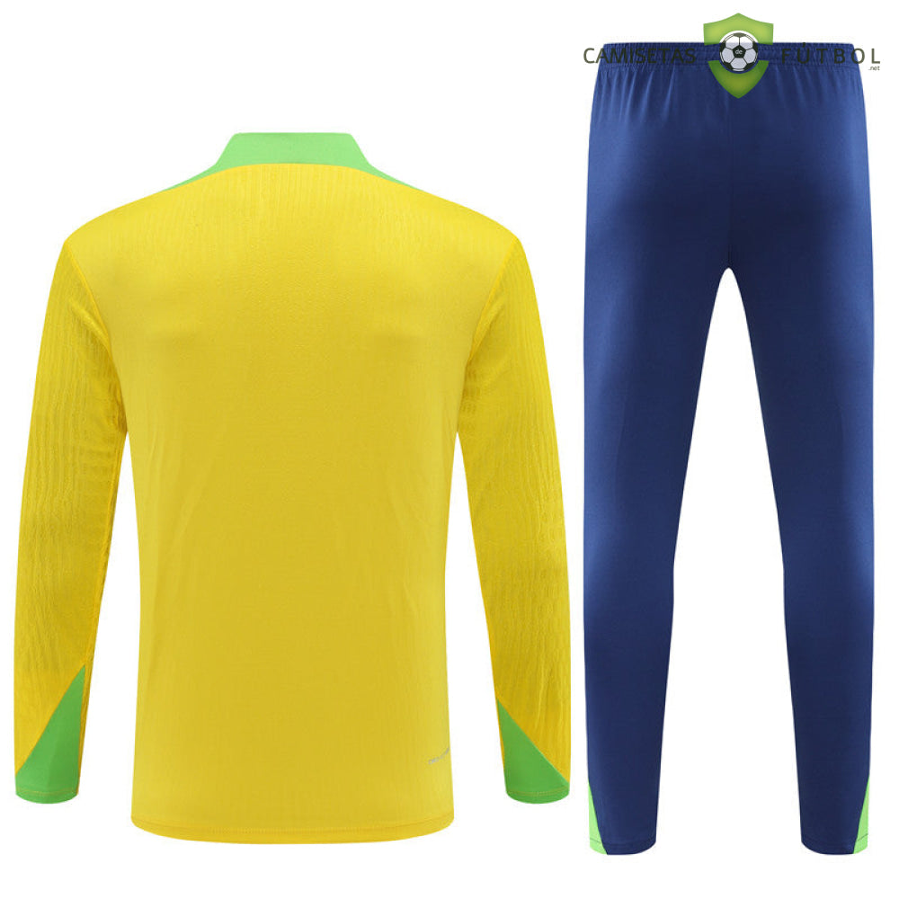 Chandal Brasil 24-25 Media Cremallera Modelo 1 Ropa Deportiva