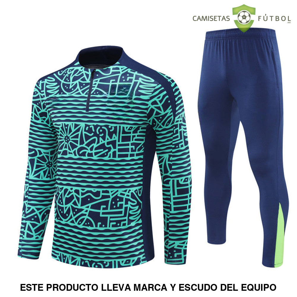 Chandal Brasil 24-25 Media Cremallera Modelo 3 Ropa Deportiva