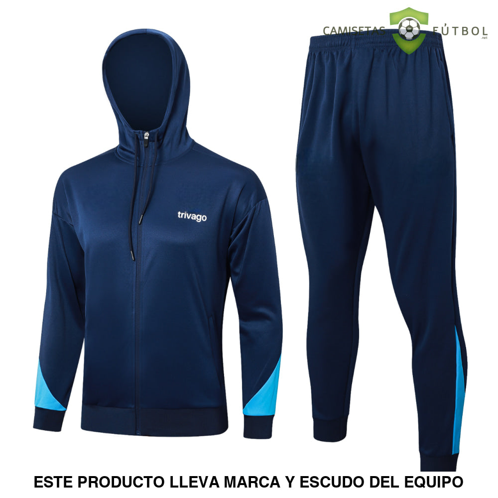 Chandal Chelsea 24-25 Cremallera Completa Con Capucha Modelo 1 Ropa Deportiva