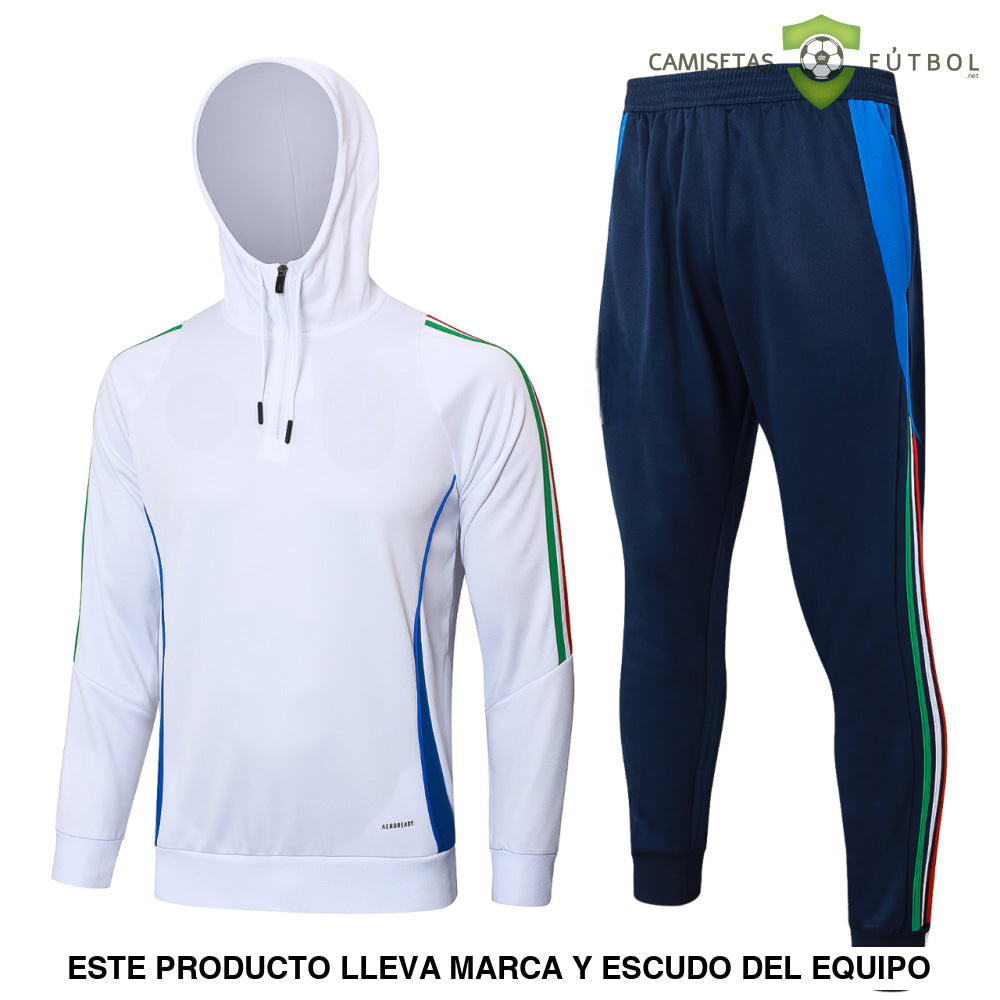 Chandal Italia 24-25 Media Cremallera Con Capucha Modelo 1 Ropa Deportiva