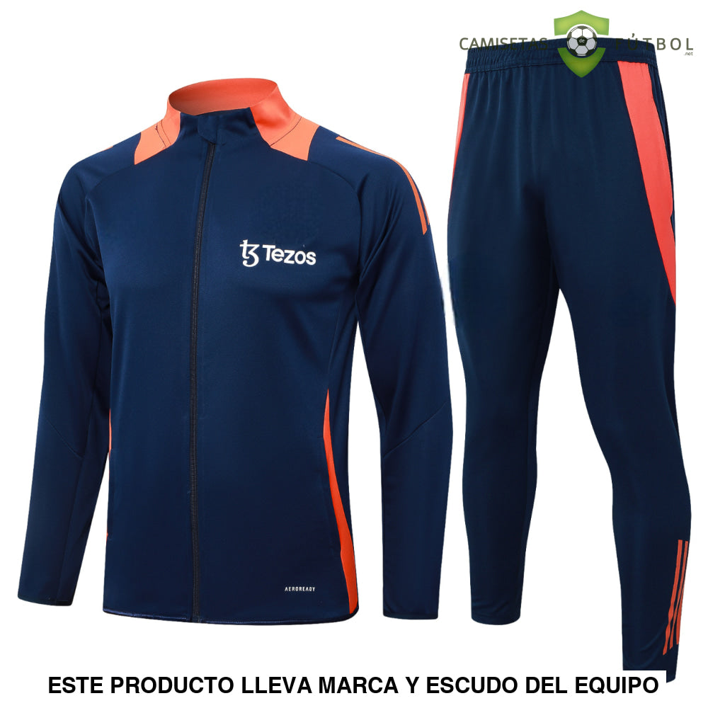 Chandal Manchester United 24-25 Cremallera Completa Modelo 3 Ropa Deportiva