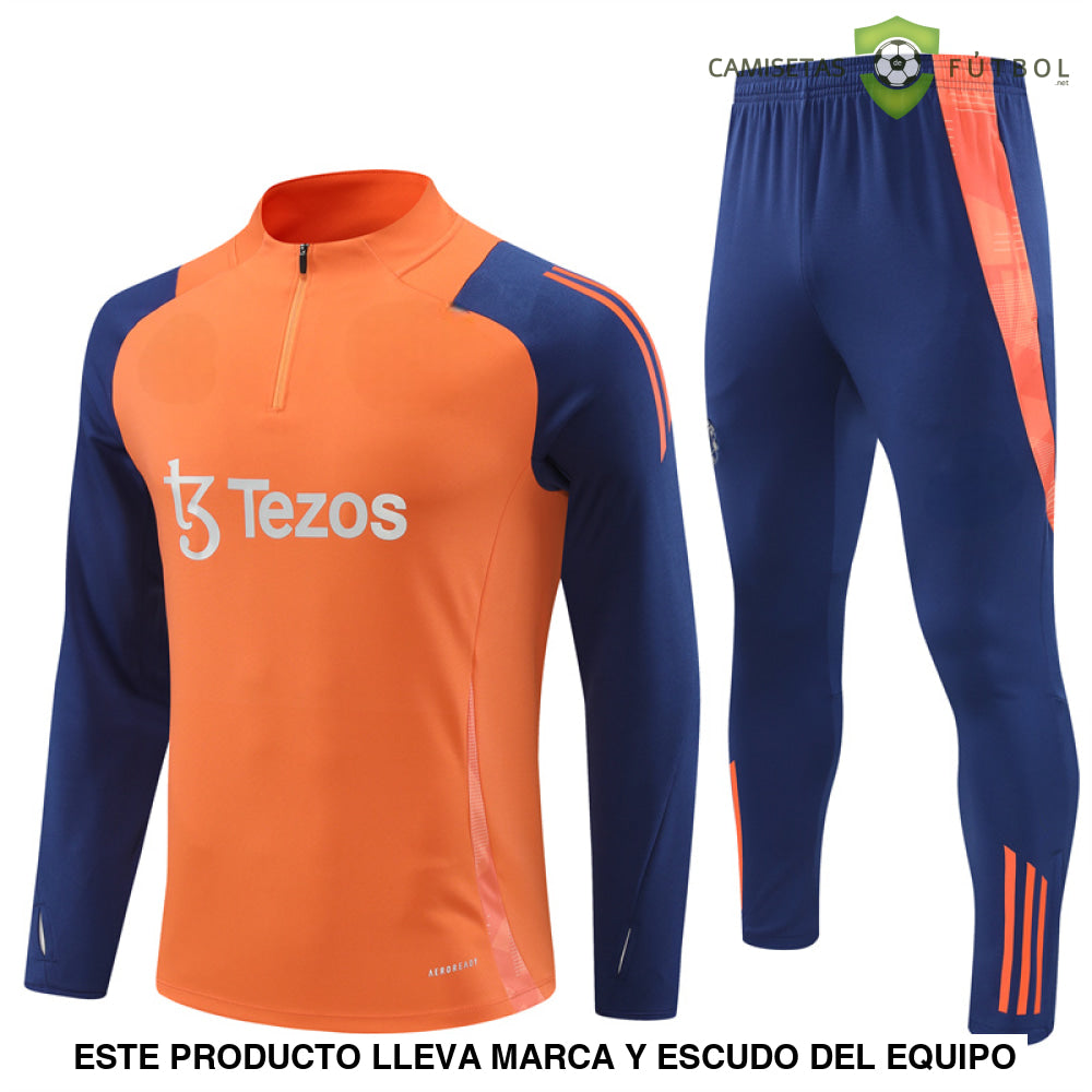 Chandal Manchester United 24-25 Media Cremallera Modelo 2 Ropa Deportiva