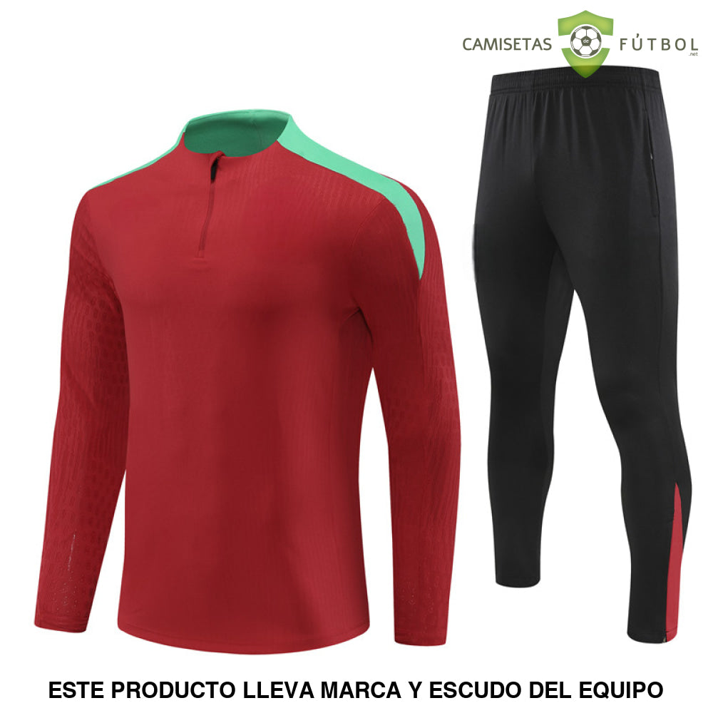 Chandal Portugal 24-25 Media Cremallera Modelo 1 Ropa Deportiva