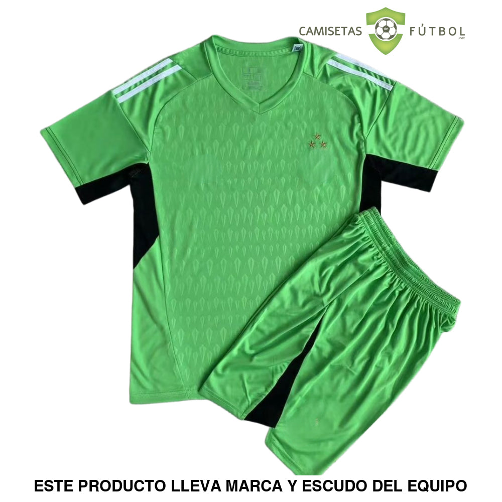 Kit Infantil Argentina 22-23 Portero Verde Personalizado