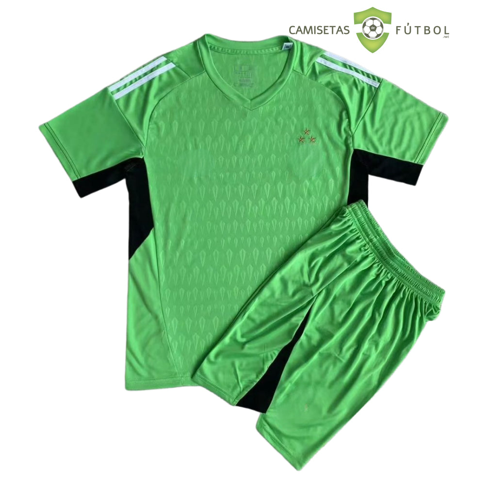 Kit Infantil Argentina 22-23 Portero Verde Personalizado