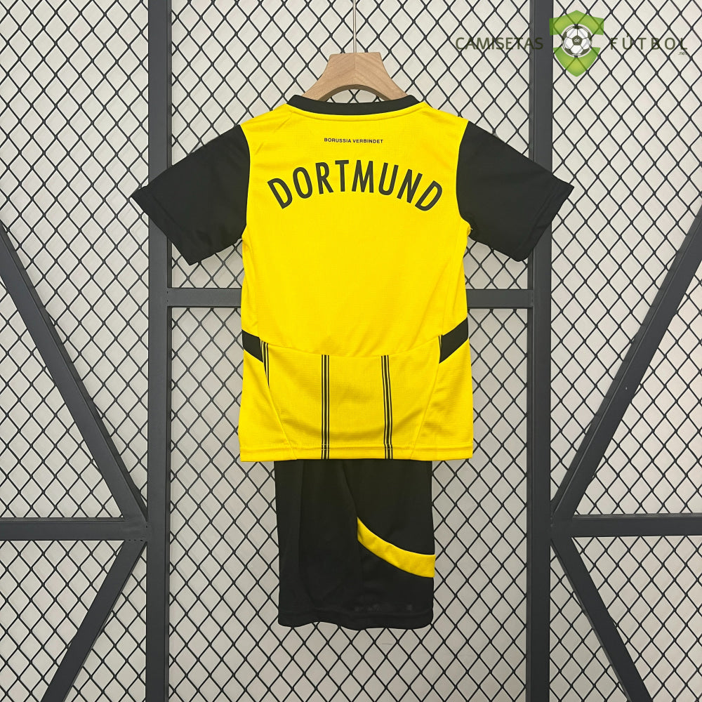 Equipación Borussia Dortmund 24-25 Local Niño Personalizado