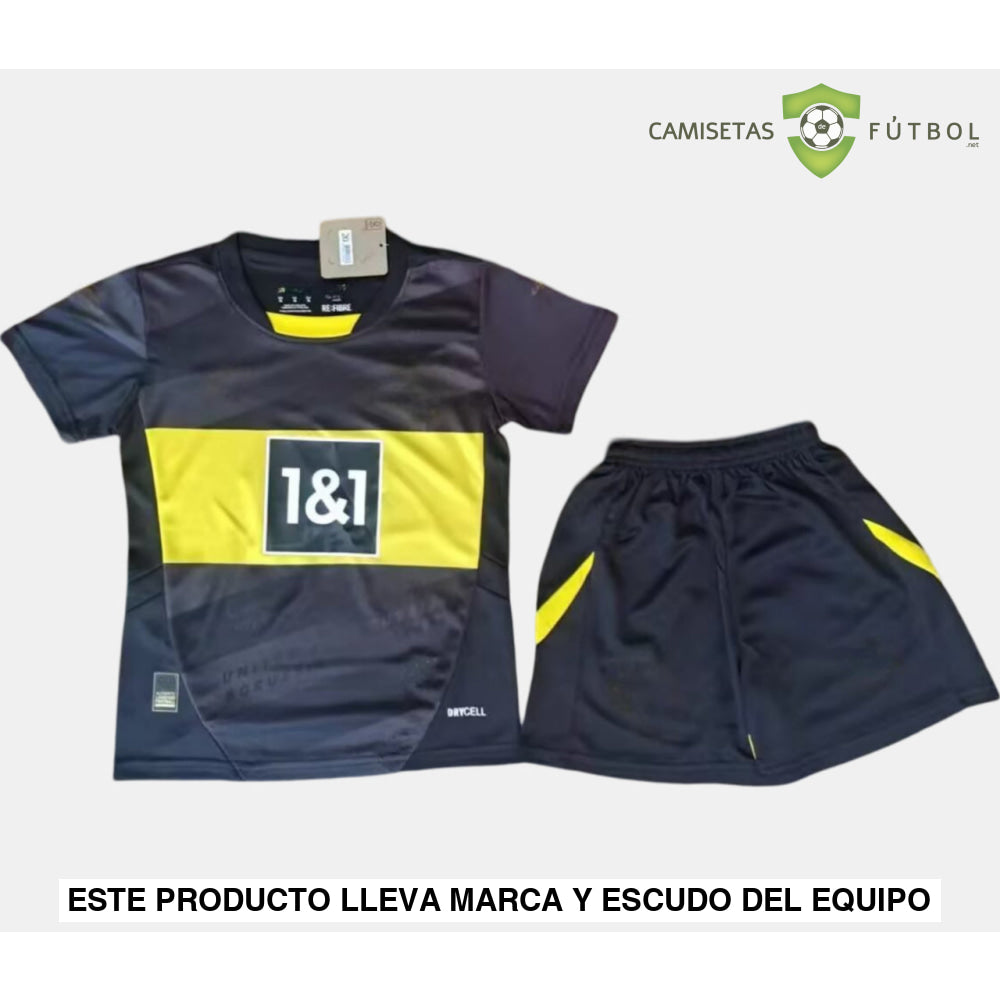 Equipación Borussia Dortmund 24-25 Visitante Niño Personalizado