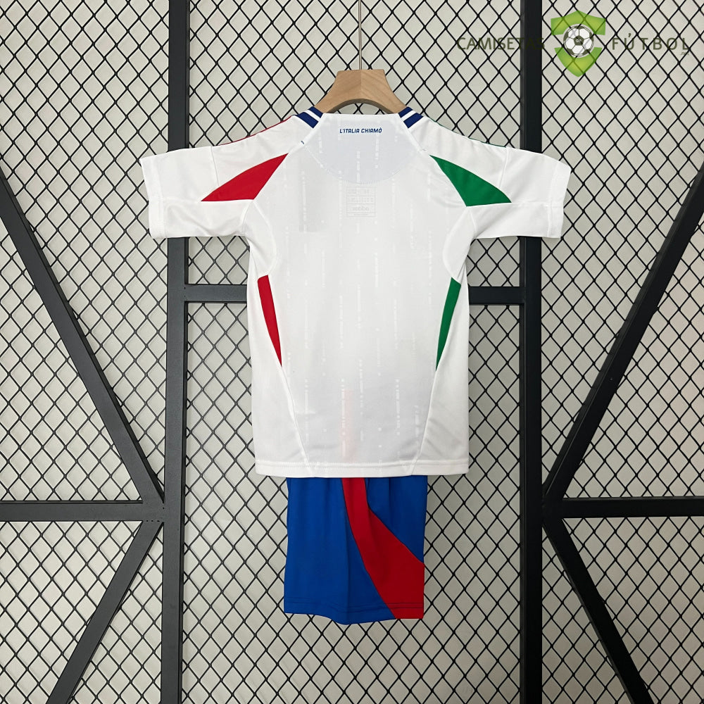 Equipación Italia 24-25 Visitante Uefa Euro 2024 Niño Personalizado