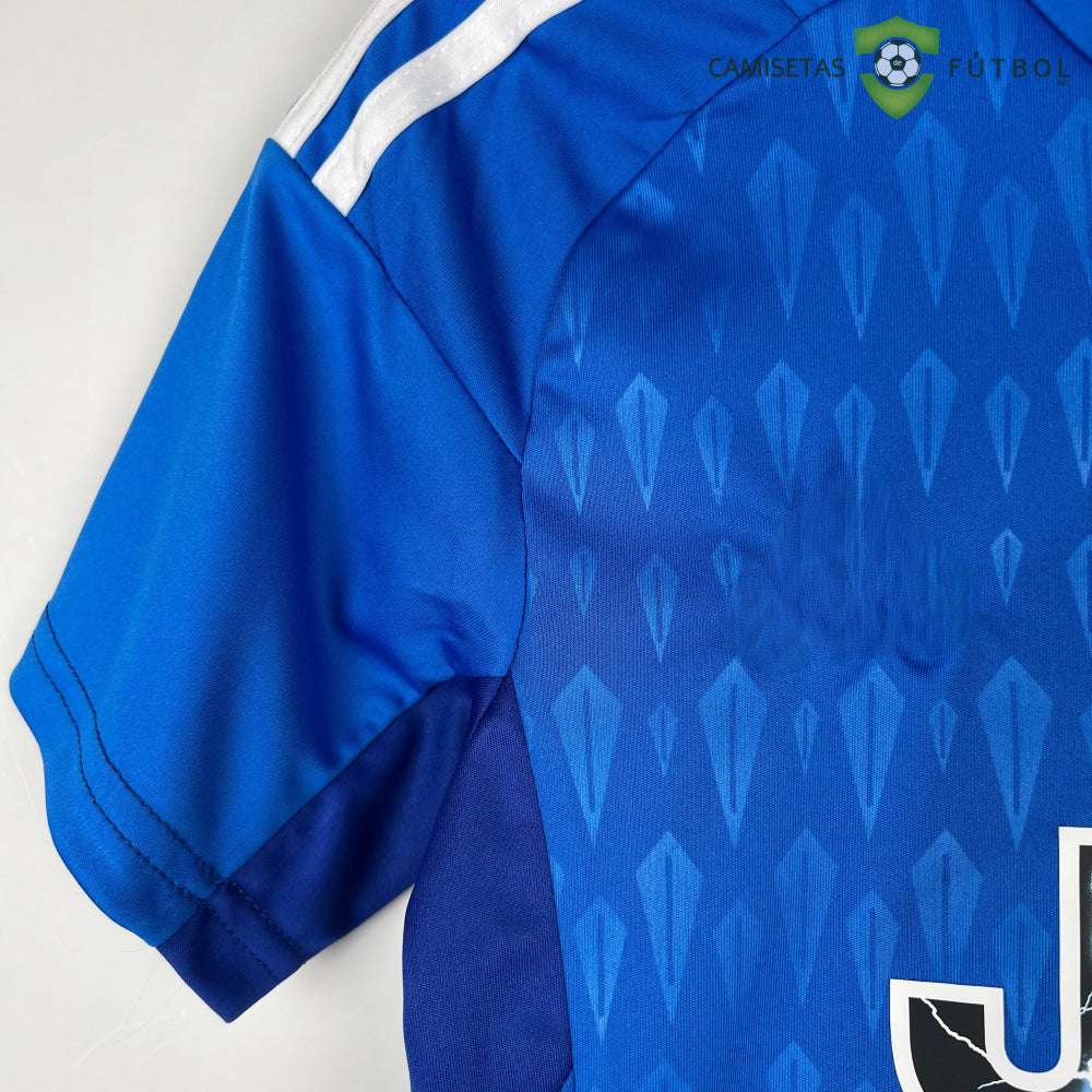 Kit Infantil Juventus 23-24 Portero Azul Personalizado