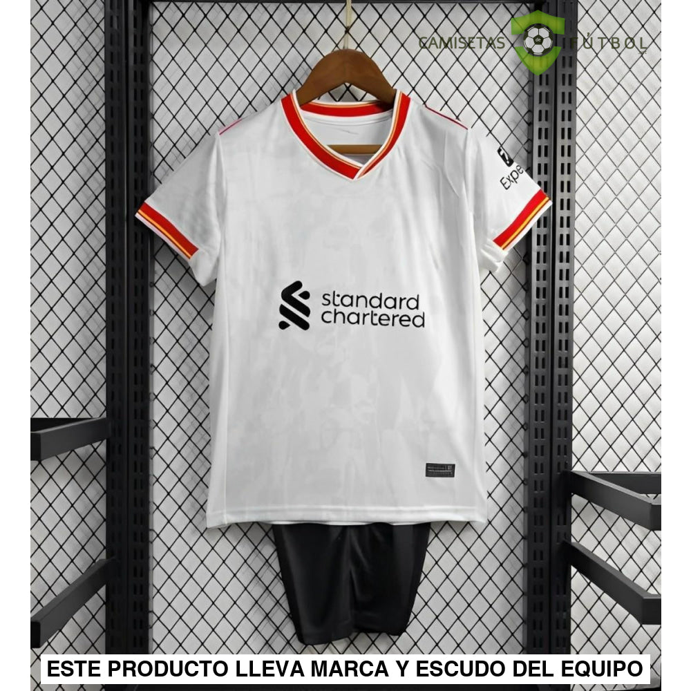 Equipación Liverpool 24-25 3ª Equipacion Niño Parche Especial