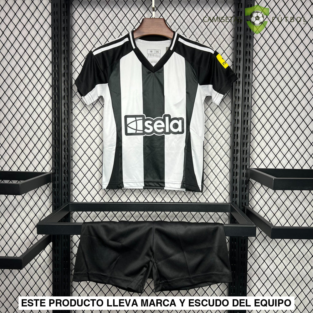 Equipación Newcastle 24-25 Local Niño Personalizado