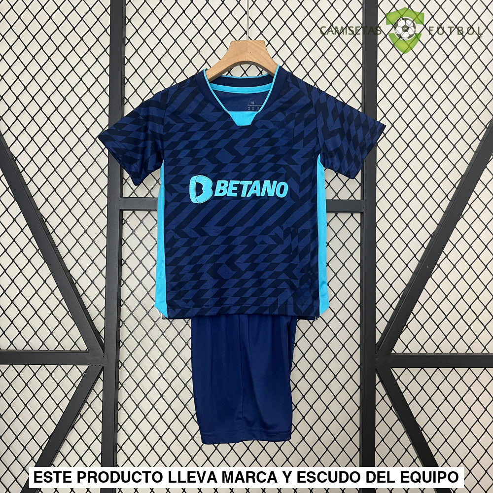 Equipación Porto 24-25 Third Kit Niño Personalizado