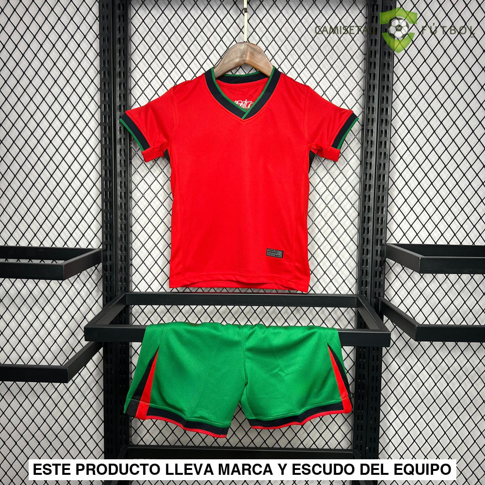 Equipación Portugal 24-25 Local Eufa Euro 2024 Niño Personalizado