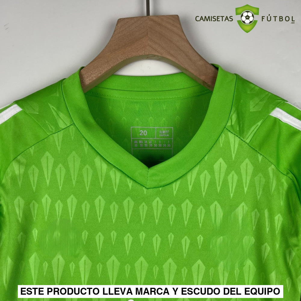 Kit Infantil Real Madrid 23-24 Portero Verde Parche Especial