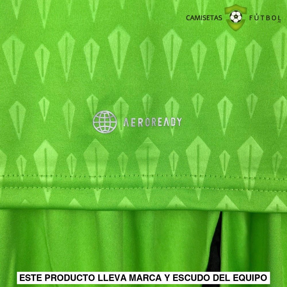 Kit Infantil Real Madrid 23-24 Portero Verde Parche Especial