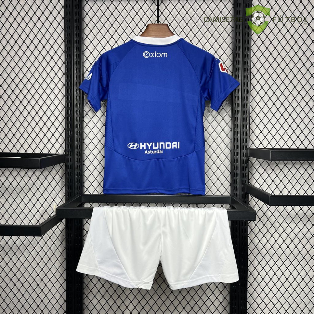 Equipación Real Oviedo 24-25 Local Niño Personalizado