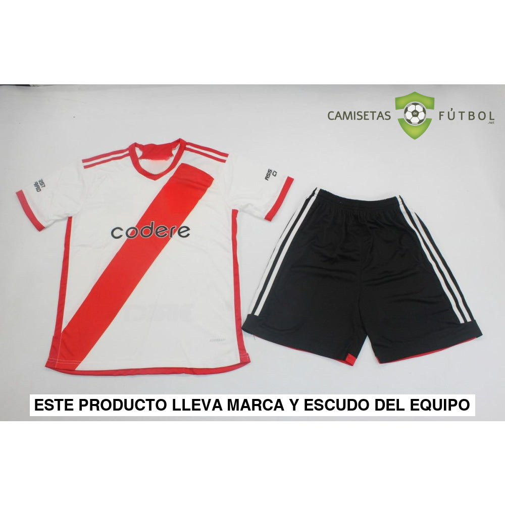 Equipación River Plate 23-24 Local Niño Personalizado