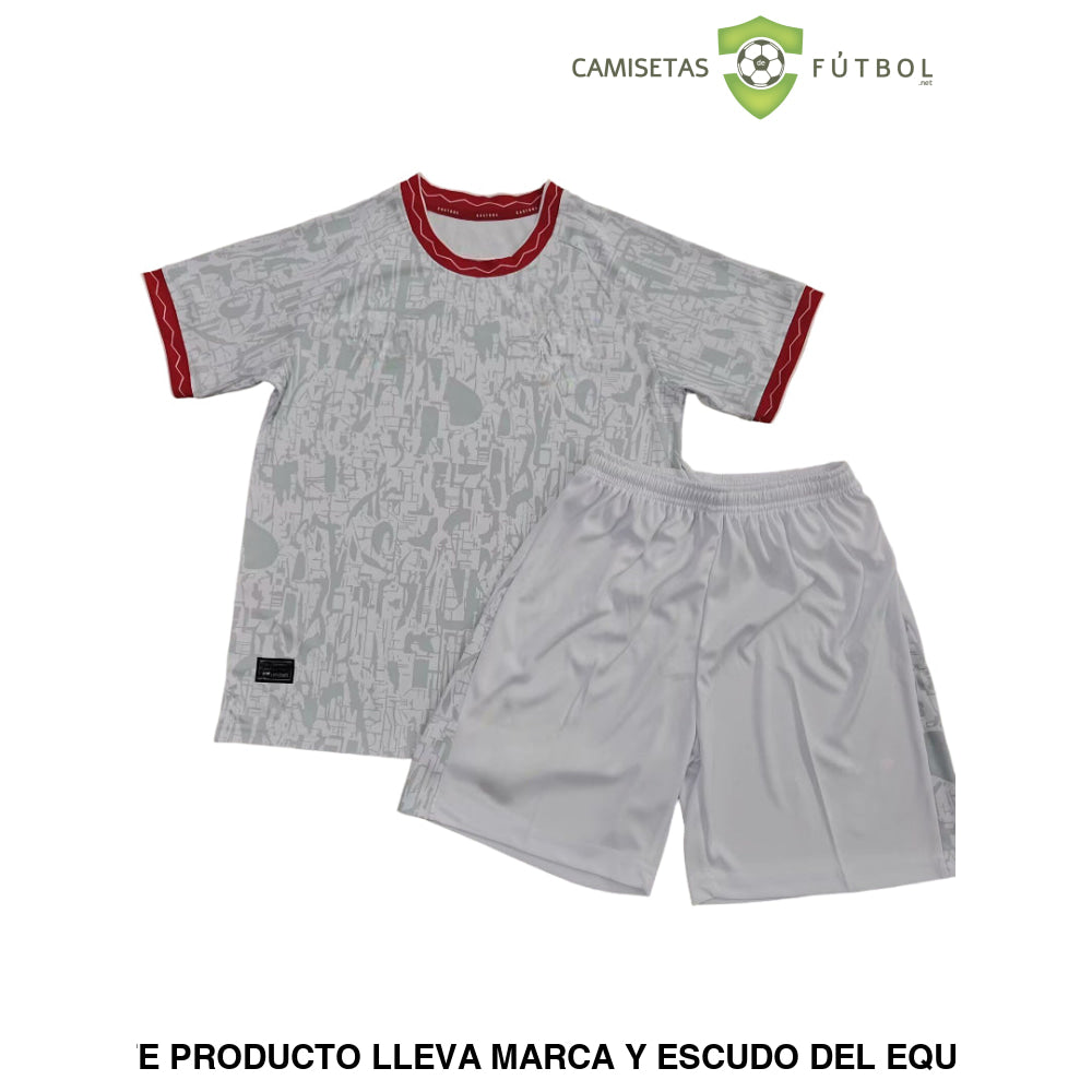 Equipación Sevilla 24-25 Local Niño Personalizado