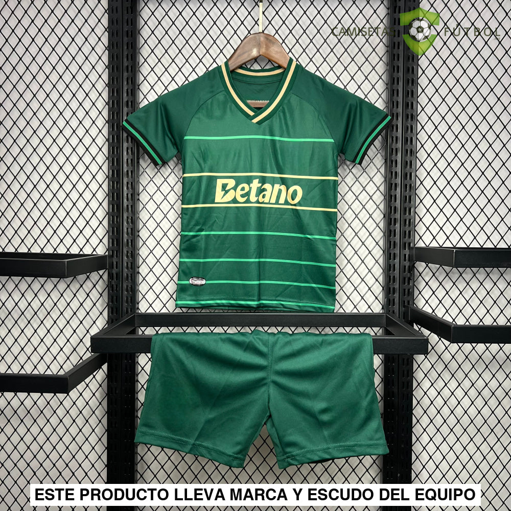 Equipación Sporting Portugal 24-25 Visitante Niño Personalizado